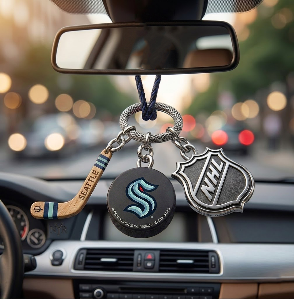 SK x NHL Custom Hockey Puck Car Charm NAK TTT