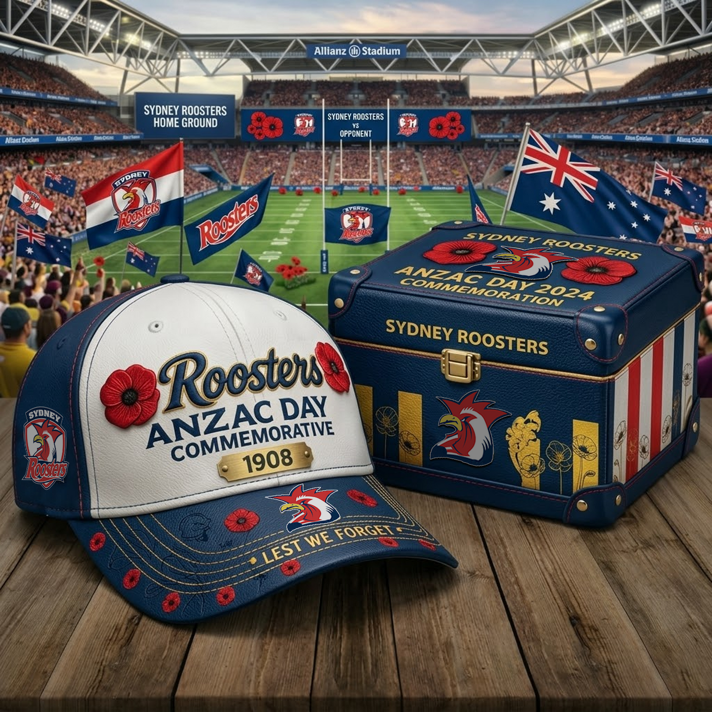 SYD x NRL ANZAC Day Commemorative Cap NAK NHT