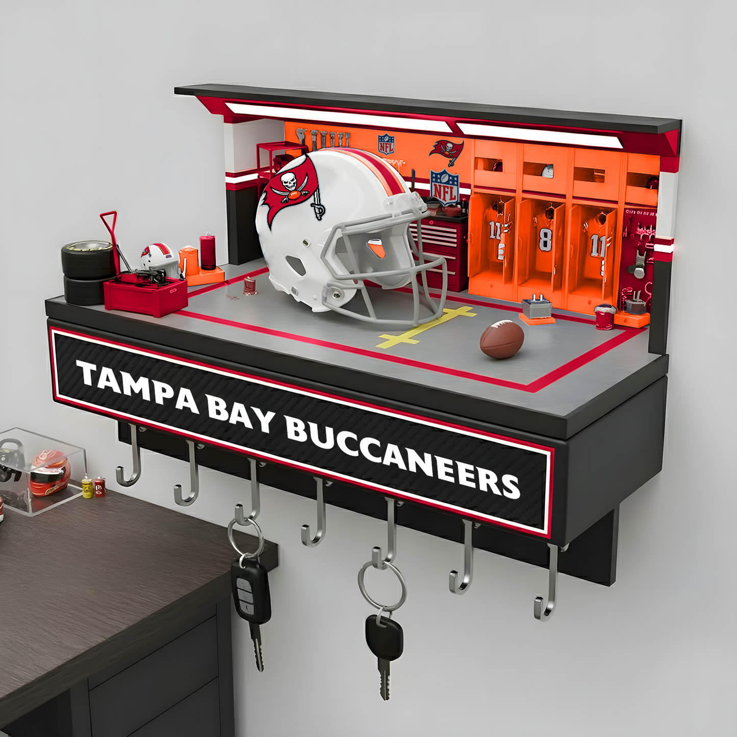 TB X NFL Decorative key holder in a sporty style NAK NHT
