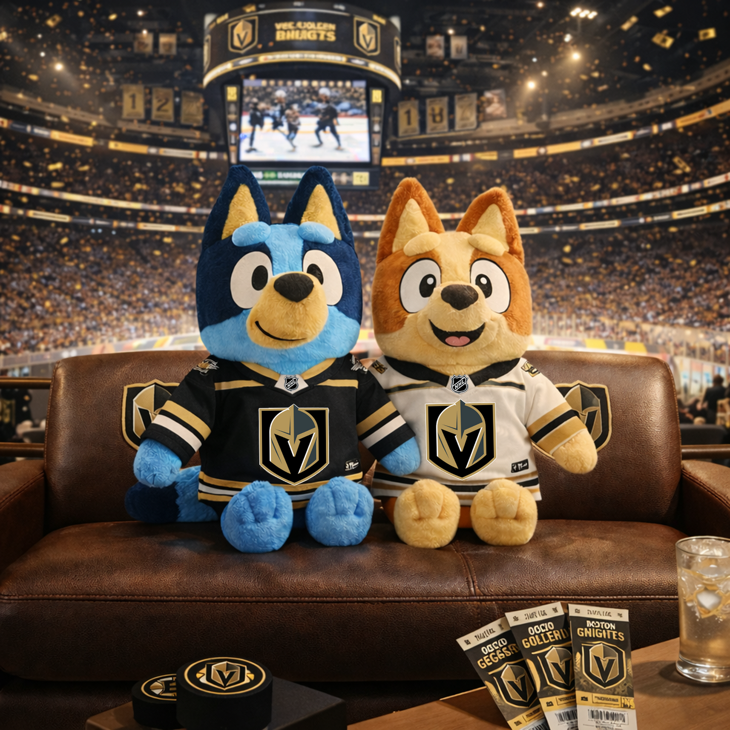 VGK x NHL Hockey Fan Plush Toy NAK NHT