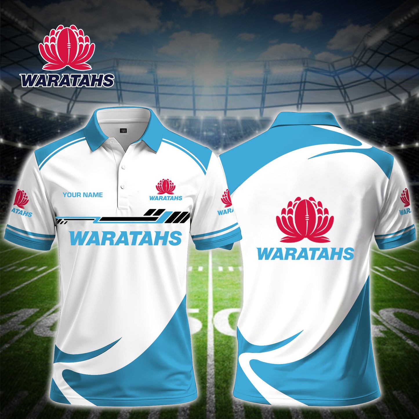 WAR x SRP Premium V2 Classic Polo Shirt DDT TTTZ