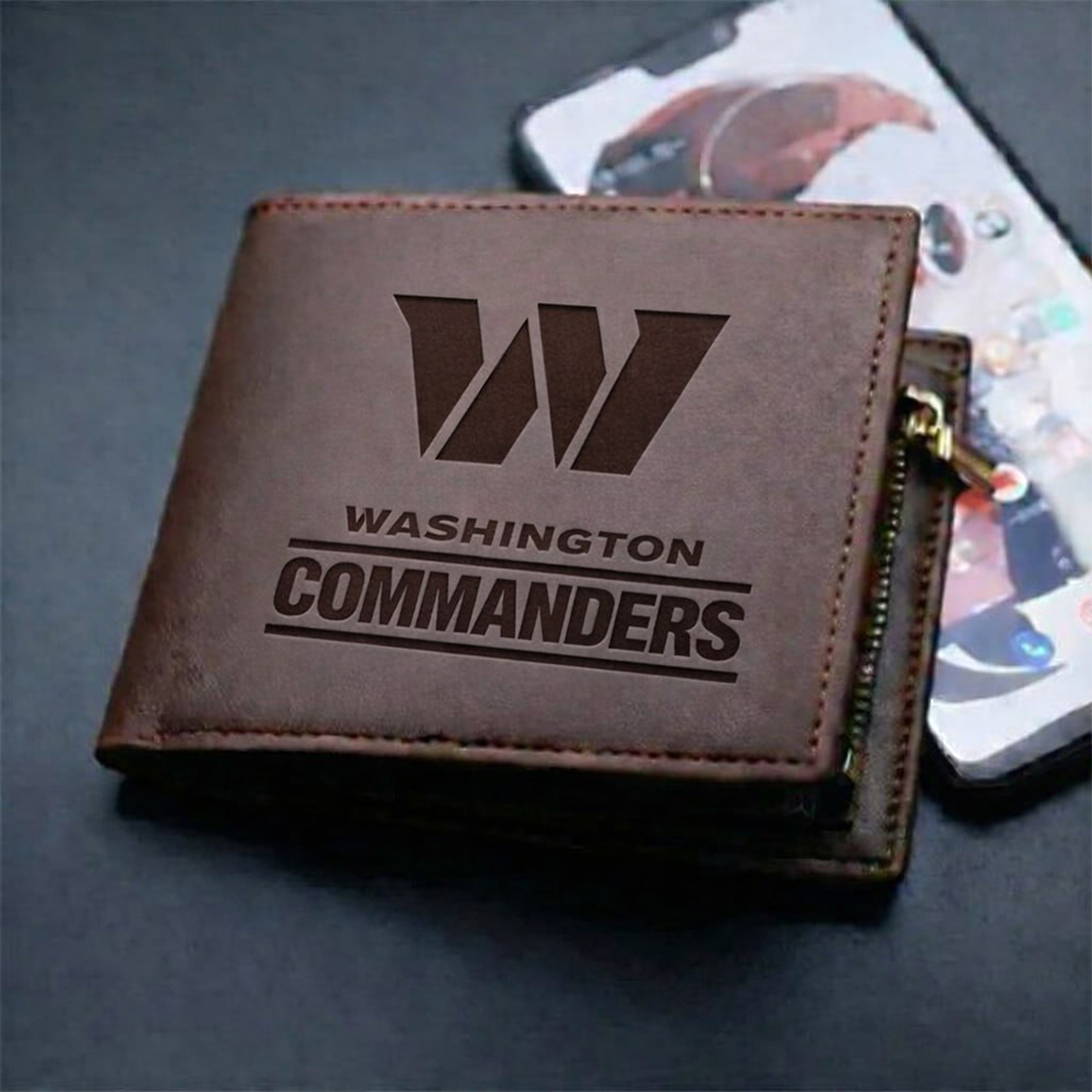 WAS x NFL Premium Embossed Football Team Wallet NAK TTT