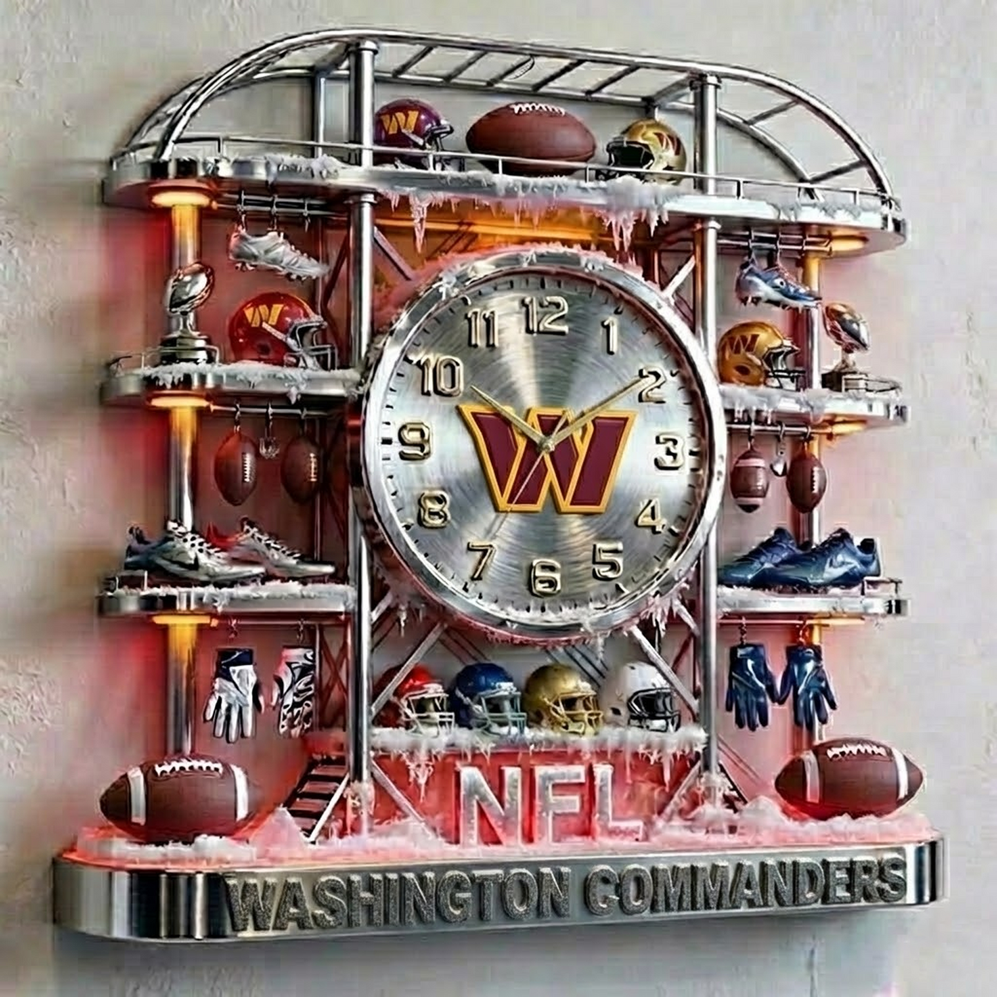WAS X NFL Arctic Stadium Timepiece 1301 NAK NHT