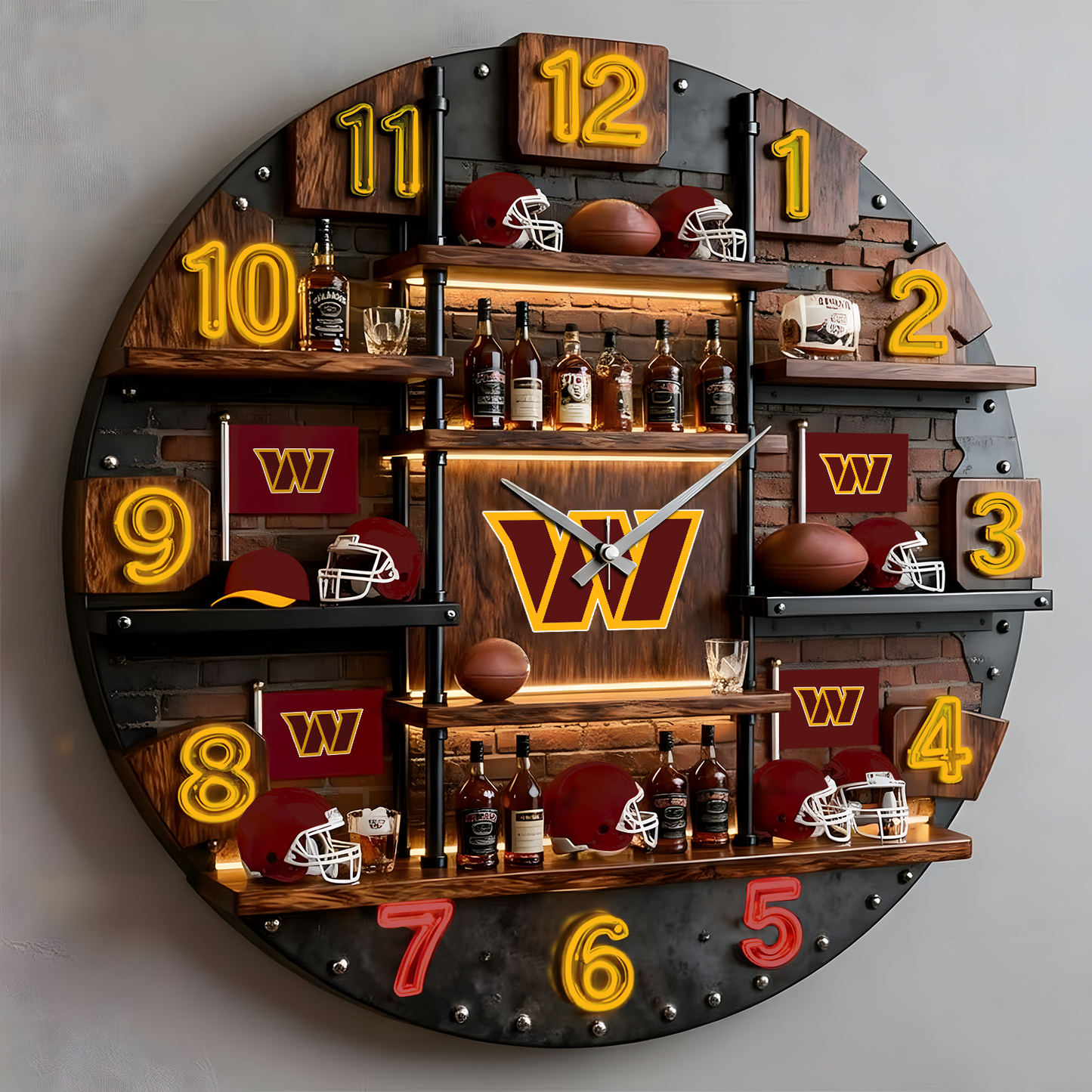 WAS X Premium Illuminated Wall Clock 2026 NAK NHT