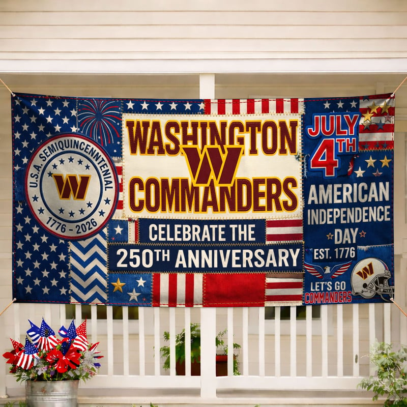 WC Premium NFL Patchwork America 250 Fabric Banner DDT NTL