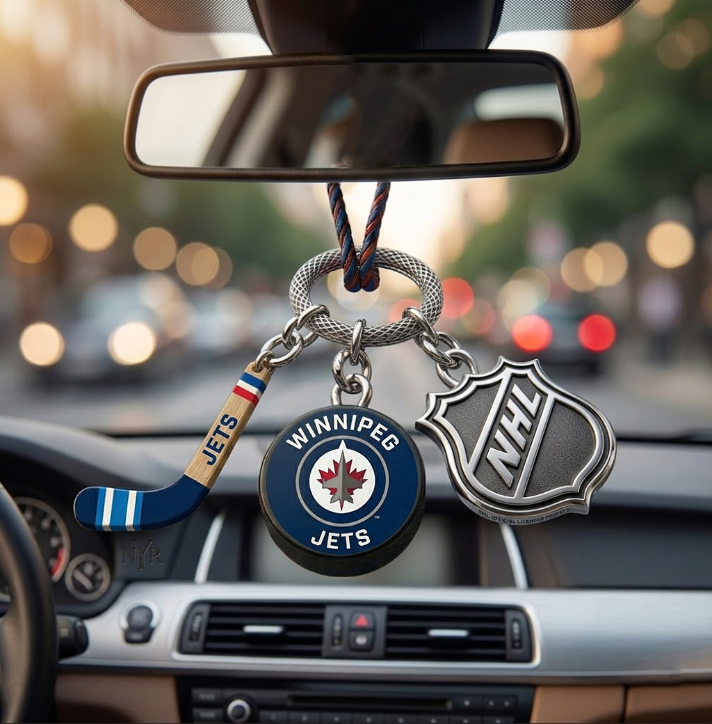 WJ x NHL Custom Hockey Puck Car Charm NAK TTT