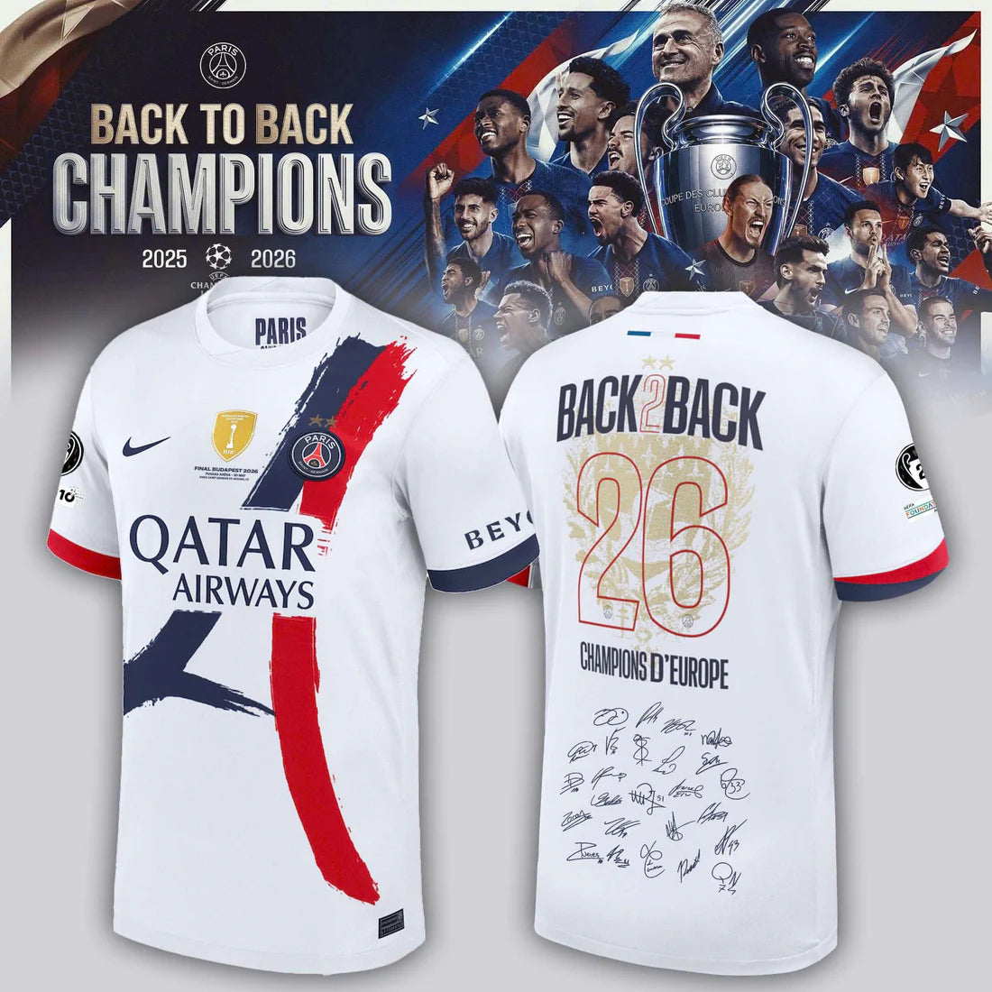 PREMIUM PSG X THANK FOR MEMORIES V9 SHIRT LIMITED EDITIONS NDT NHM 310526