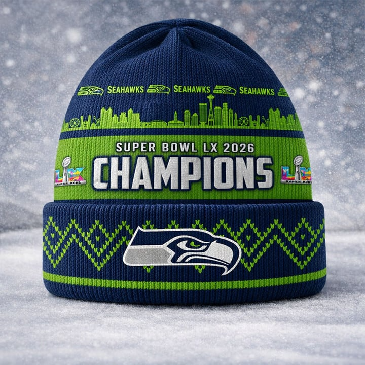 Premium NFL x SEA 2026 Super Bowl 3D BENNIE HAT V3 LIMITED EDITIONS NDT NHM 090226