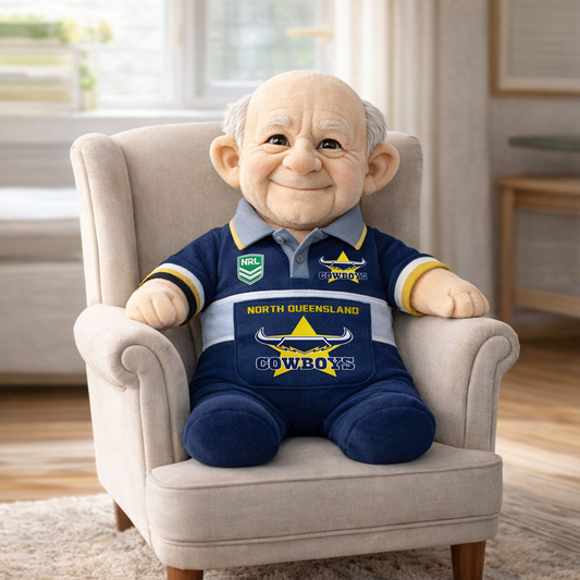 NQC x NRL Grandpa Plush Mascot DatND DVT