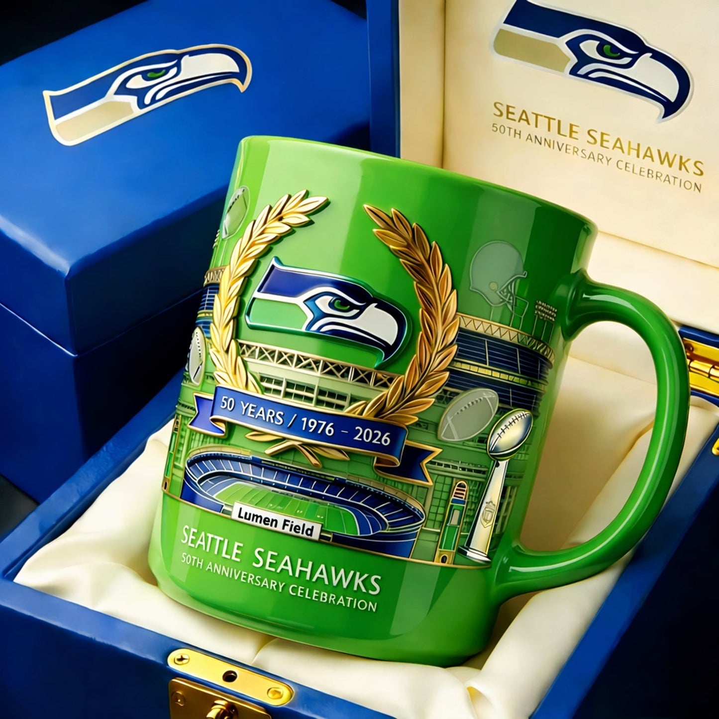 PREMIUM NFL X SEA 50th Anniversary Commemorative Mug V2 NDT NHM 090226