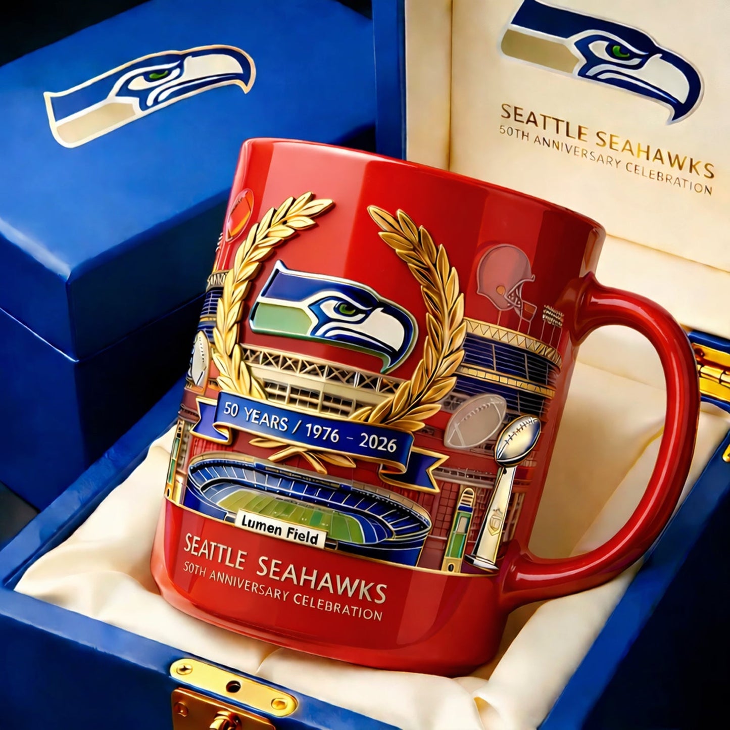 PREMIUM NFL X SEA 50th Anniversary Commemorative Mug V2 NDT NHM 090226