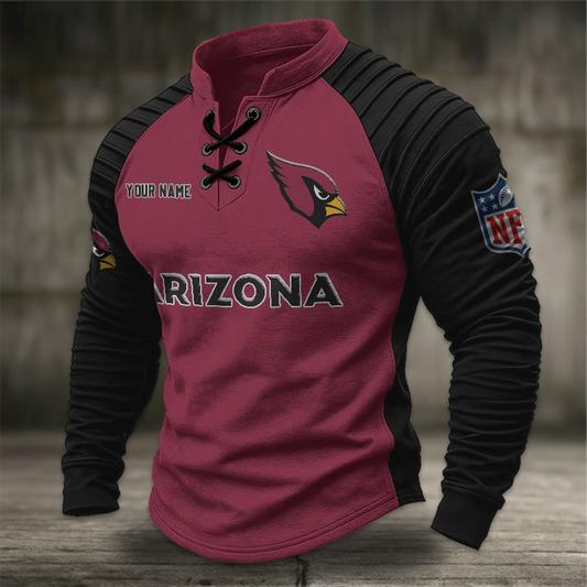 AC x NFL Men Stand Collar Long Sleeve Top DDT  CTND