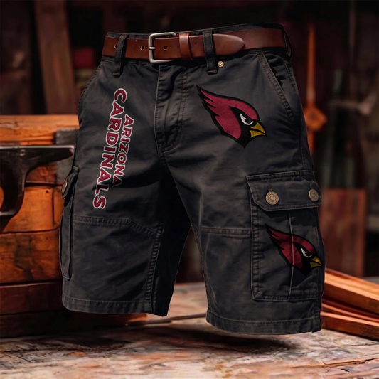 AC x NFL Men's cotton cargo shorts 80526 LBN