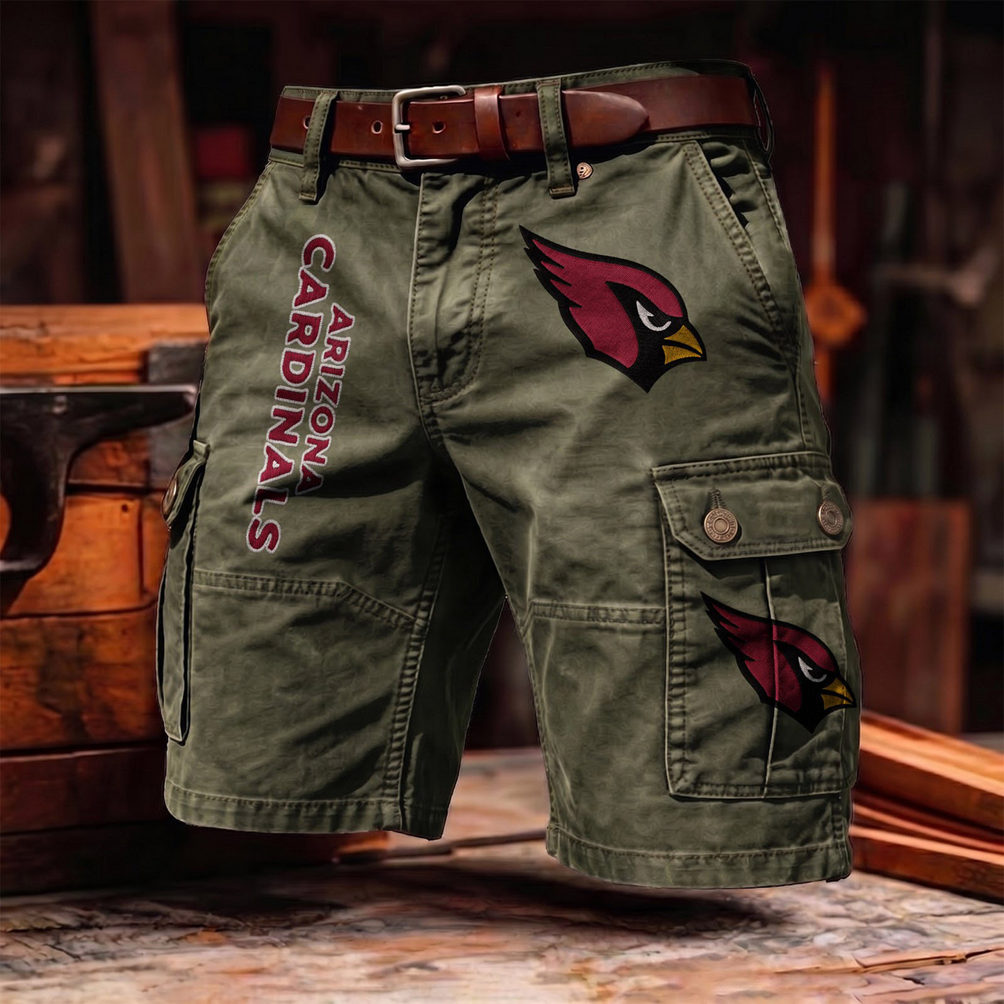 AC x NFL Men's cotton cargo shorts 80526 LBN