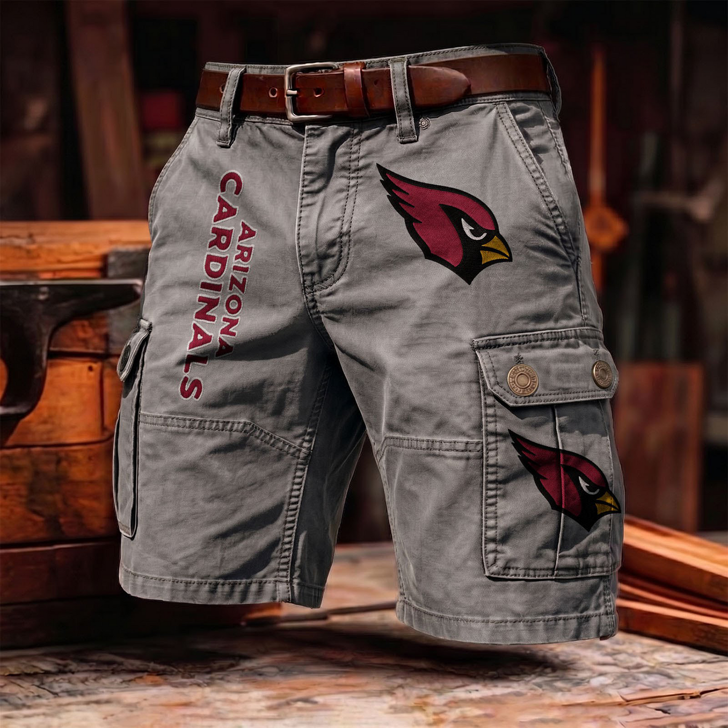 AC x NFL Men's cotton cargo shorts 80526 LBN