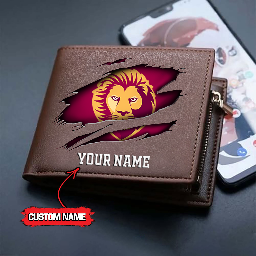 AFL x BL Custom Name Leather Wallet HLP 5026 hlphuong