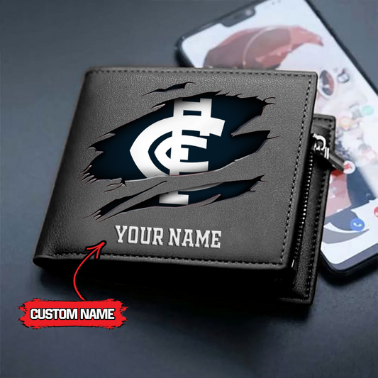 AFL x CA Custom Name Leather Wallet HLP 5026 hlphuong