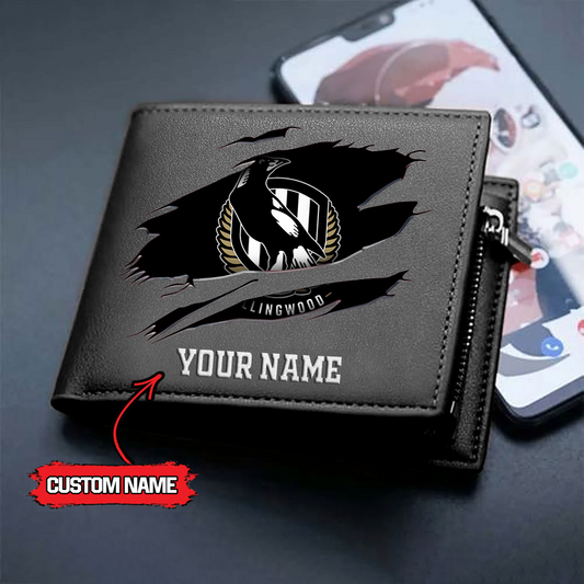 AFL x CO Custom Name Leather Wallet HLP 5026 hlphuong