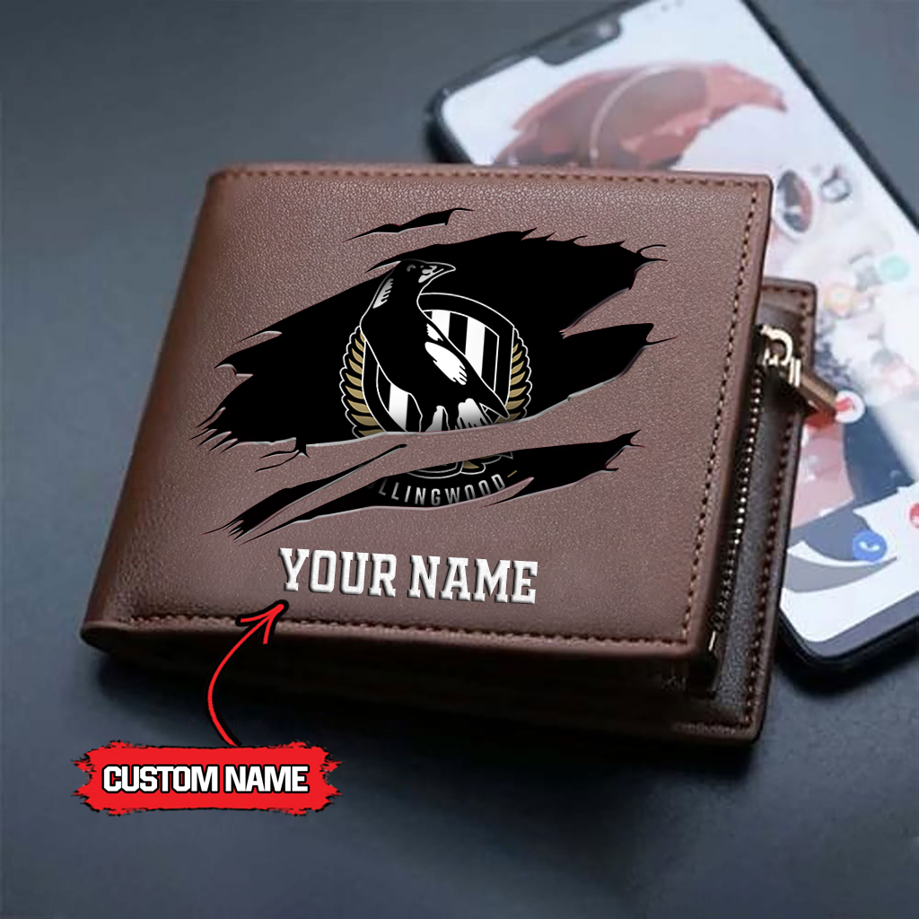 AFL x CO Custom Name Leather Wallet HLP 5026 hlphuong