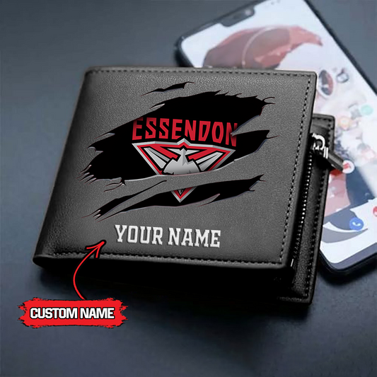 AFL x ESS Custom Name Leather Wallet HLP 5026 hlphuong