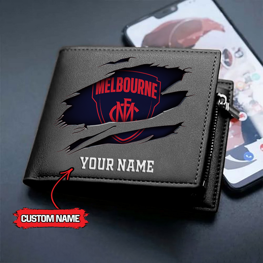AFL x MEL Custom Name Leather Wallet HLP 5026 hlphuong