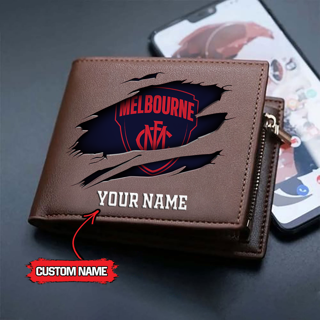 AFL x MEL Custom Name Leather Wallet HLP 5026 hlphuong
