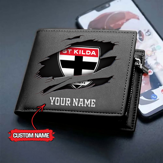 AFL x STK Custom Name Leather Wallet HLP 5026 hlphuong