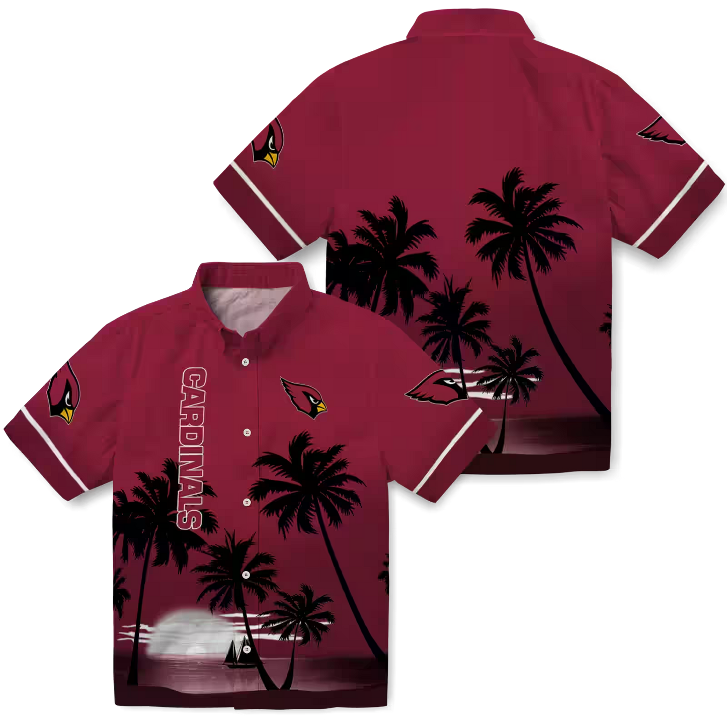 ARI x NFL Hawaiian Shirt – Beach Sunset DATND TANTD 270526