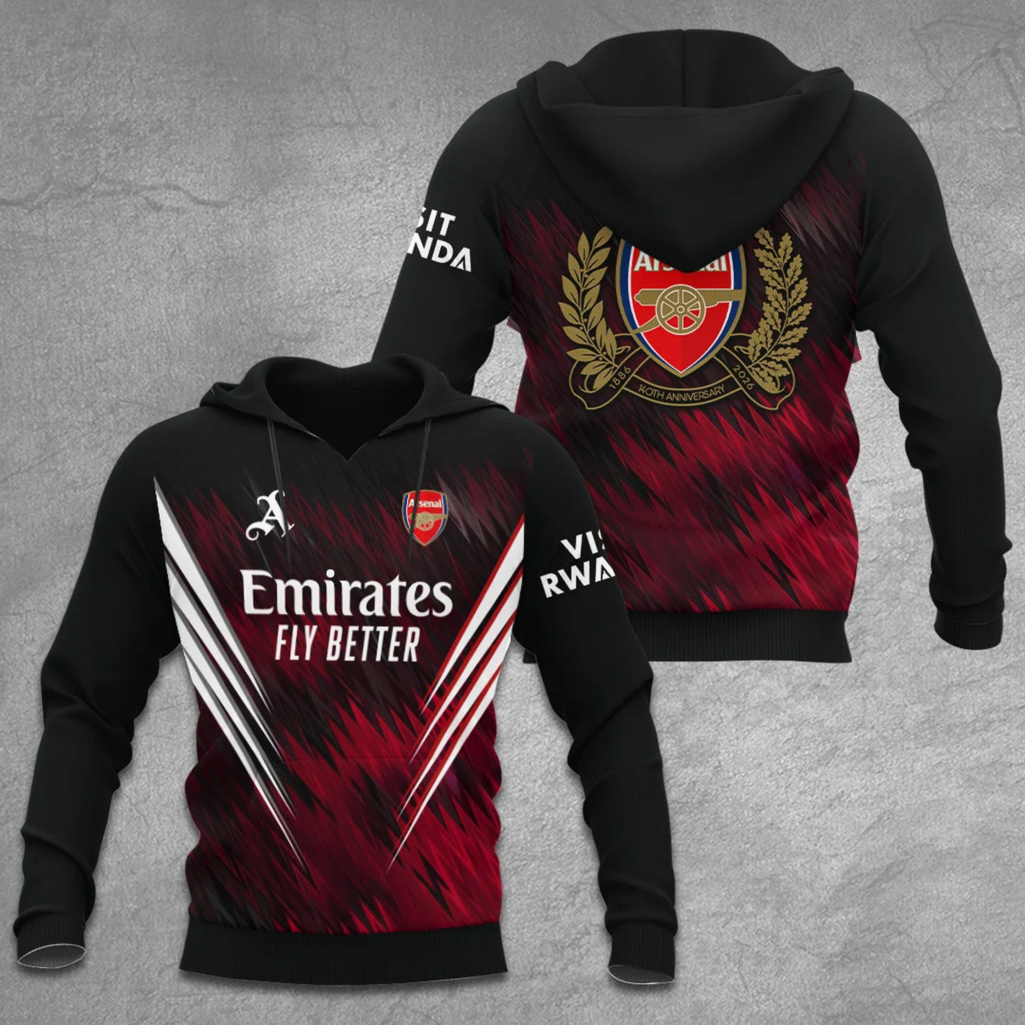 ARS F.C Champions League Final 2026 3D Shirt V12 1405 DatND DVT