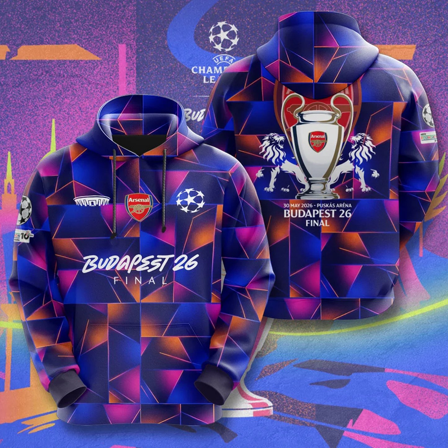 ARS F.C Champions League Final 2026 3D Shirt V2 1405 DatND DVT