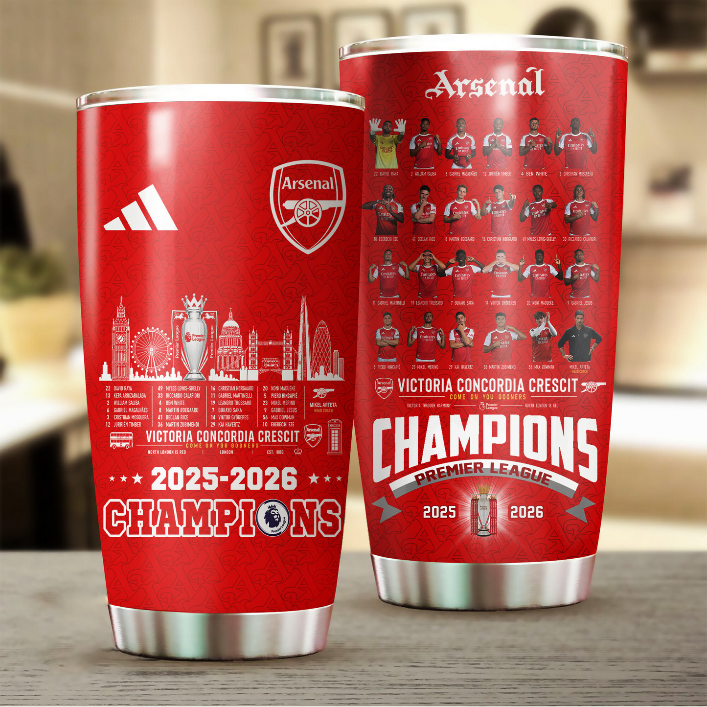 ARS F.C Premier League Champions 25-26 Tumbler DDT 200526 HLPHUONG