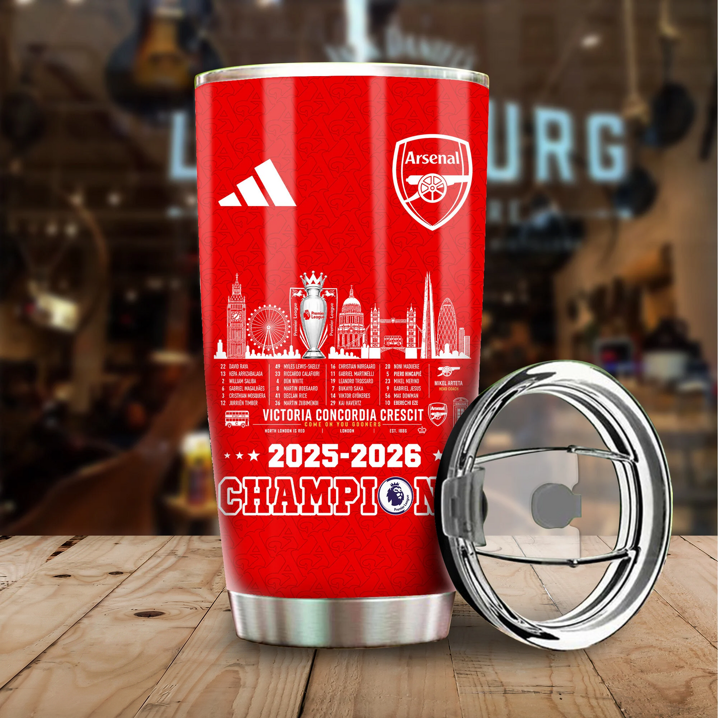 ARS F.C Premier League Champions 25-26 V2 Tumbler DDT 200526 HLPHUONG