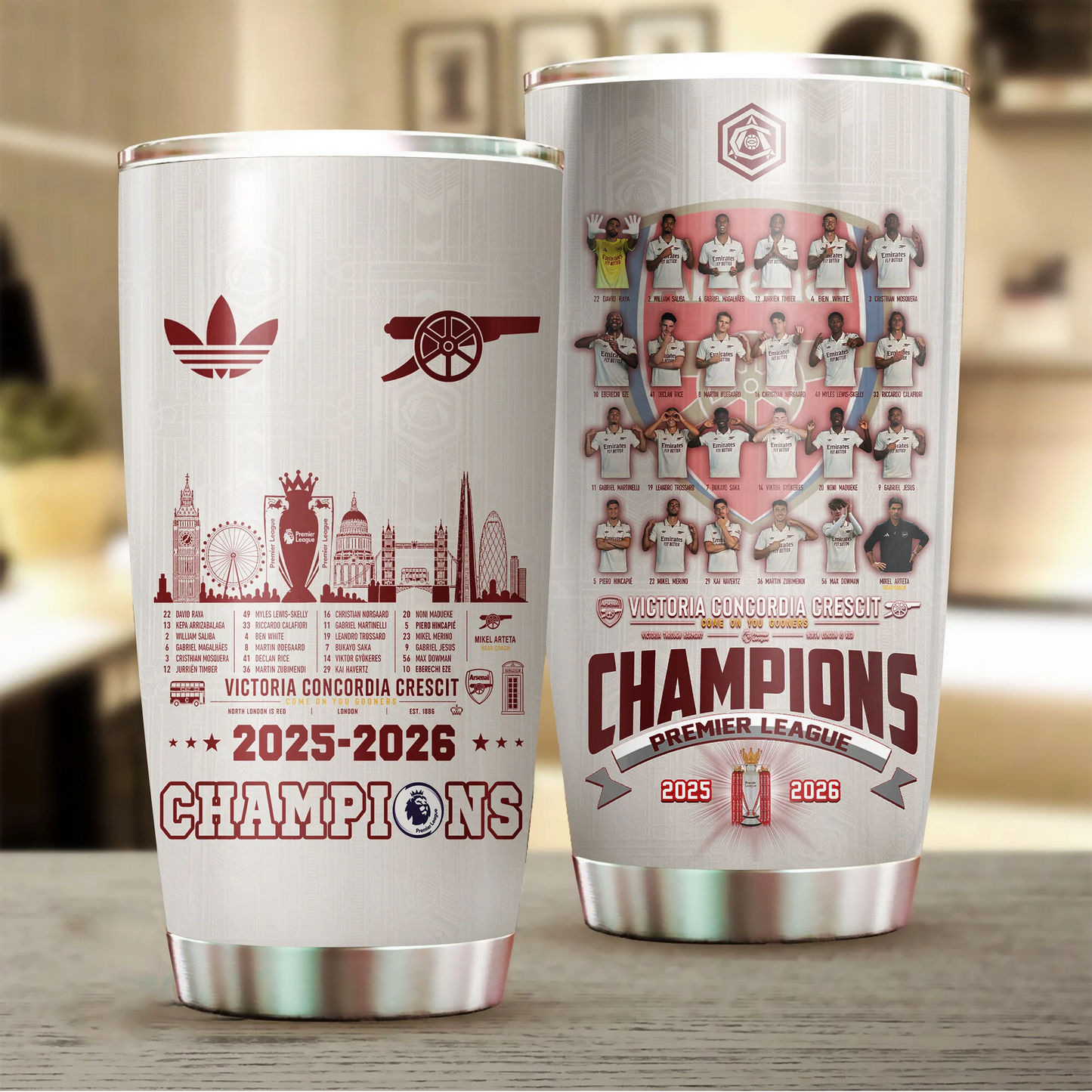 ARS F.C Premier League Champions 25-26 V5 Tumbler DDT 200526 HLPHUONG