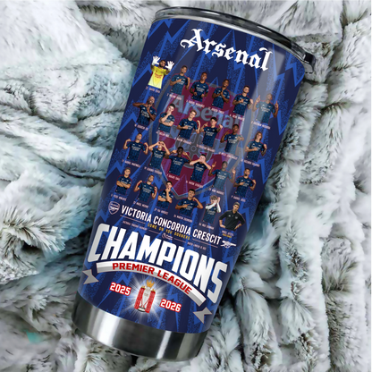 ARS F.C Premier League Champions 25-26 V6 Tumbler DDT 200526 HLPHUONG