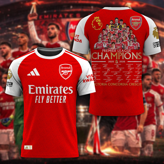 ARS F.C Premier League Champions 25-26 V7 Shirt DDT 202526 NTL