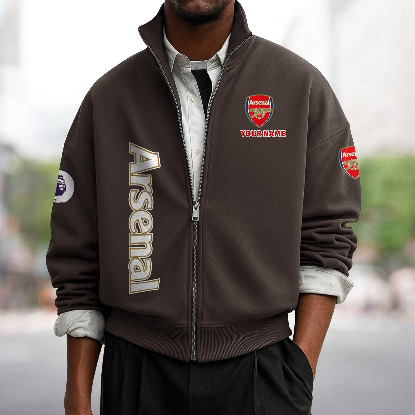ARS FC Premier League Champions 2526 Men Zipper SweatShirt 2905 DatND DVT