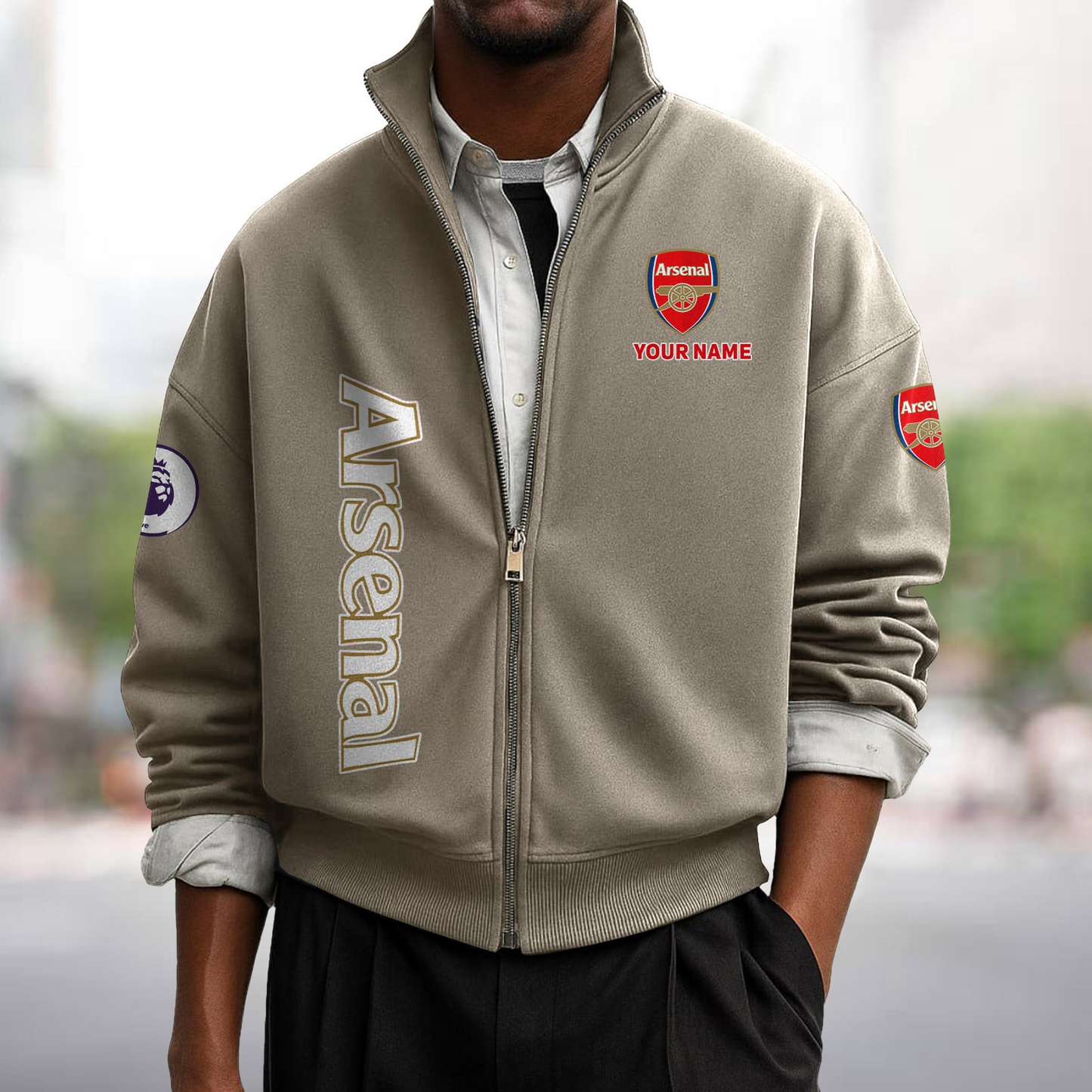 ARS FC Premier League Champions 2526 Men Zipper SweatShirt 2905 DatND DVT