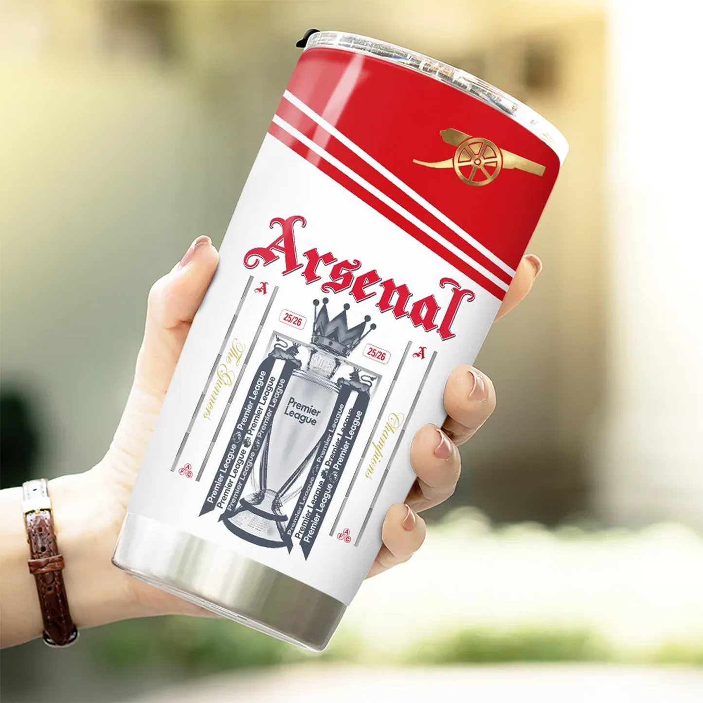 ARS FC Premier League Champions 2526 Tumbler Cup V3 2205 DatND DVT