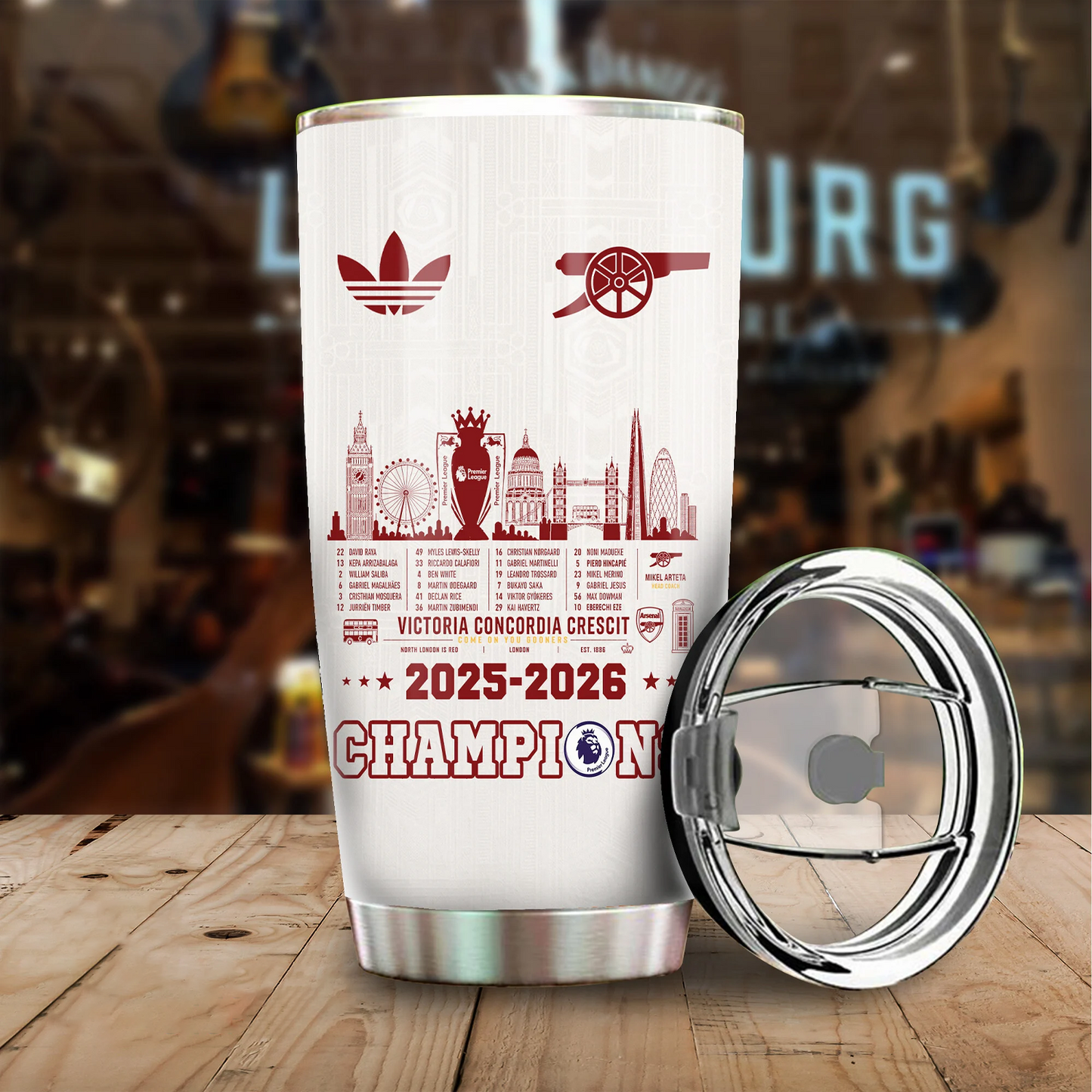 ARS FC Premier League Champions 2526 Tumbler Cup V5 DatND DVT
