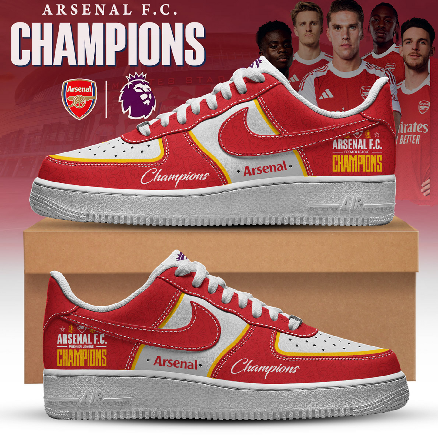 ARS x EPL Champions Air Force 1 V1 DATND TANTD 200526