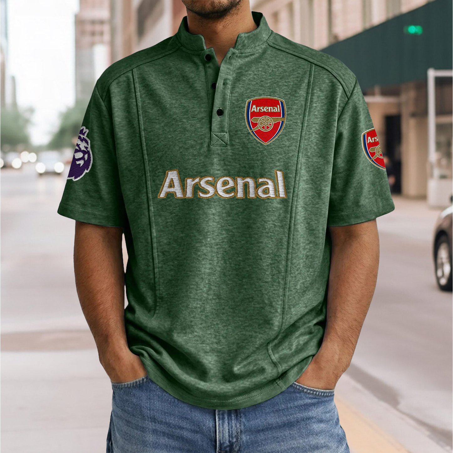 ARS x EPL Men’s Polo Shirt DDT 170426 NTL
