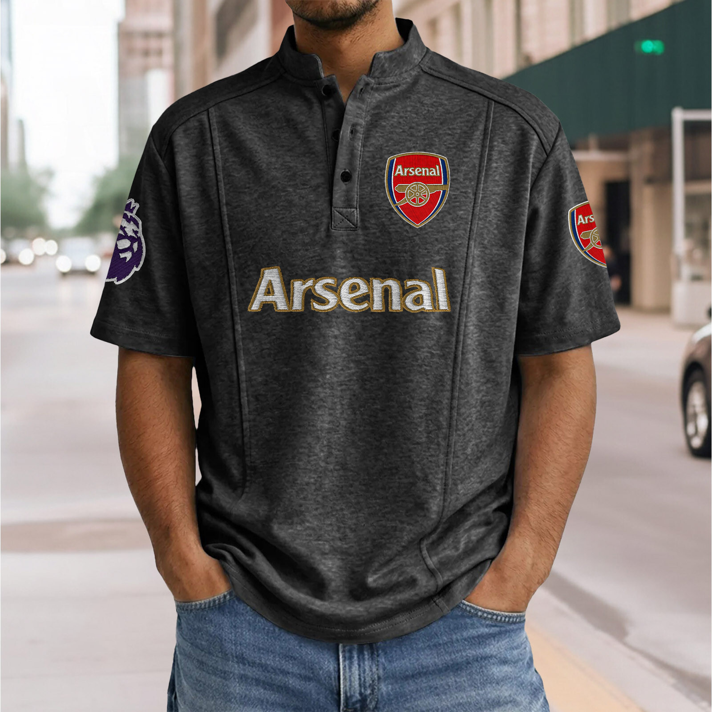 ARS x EPL Men’s Polo Shirt DDT 170426 NTL