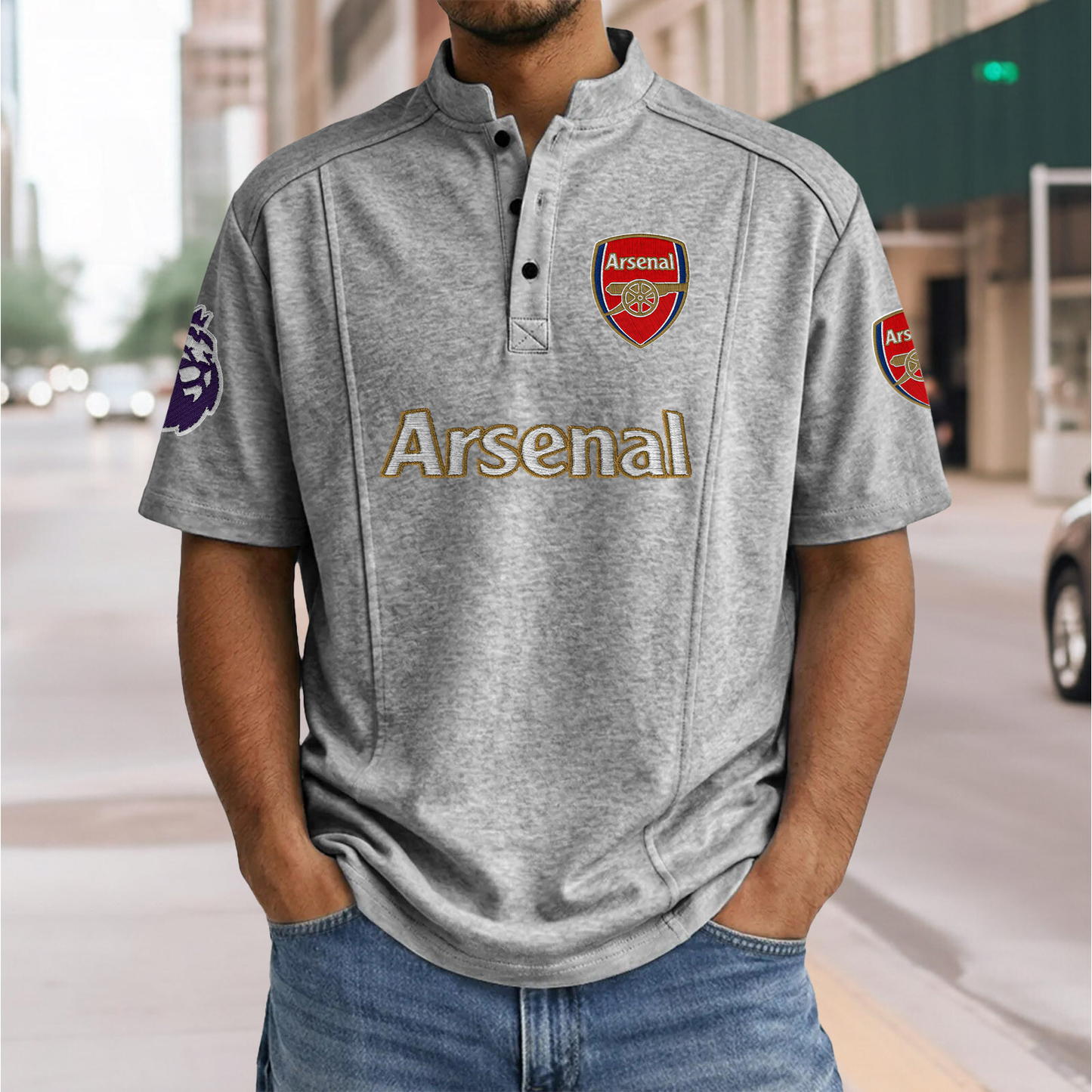 ARS x EPL Men’s Polo Shirt DDT 170426 NTL