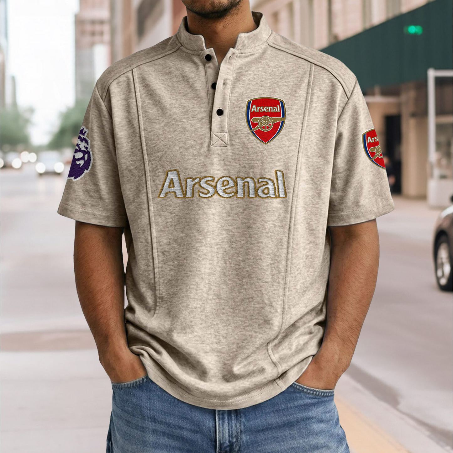 ARS x EPL Men’s Polo Shirt DDT 170426 NTL