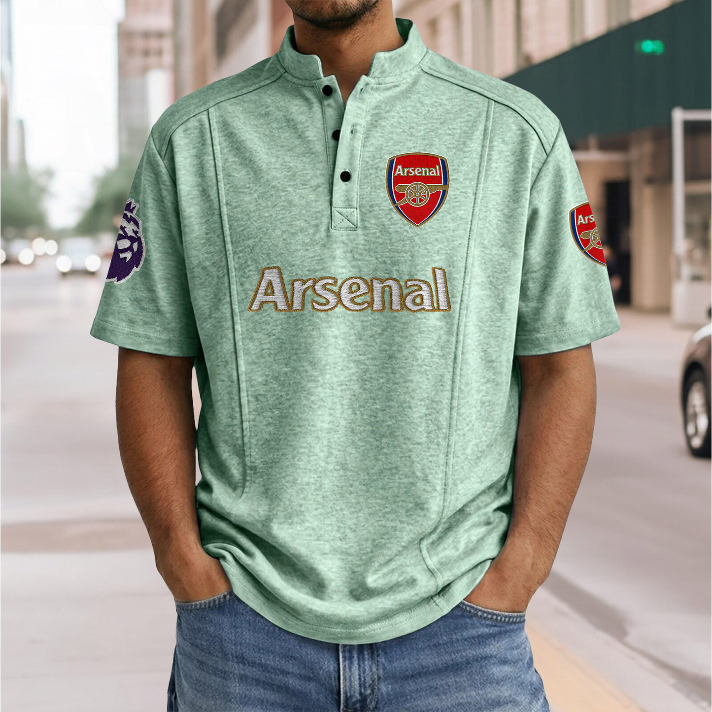 ARS x EPL Men’s Polo Shirt DDT 170426 NTL