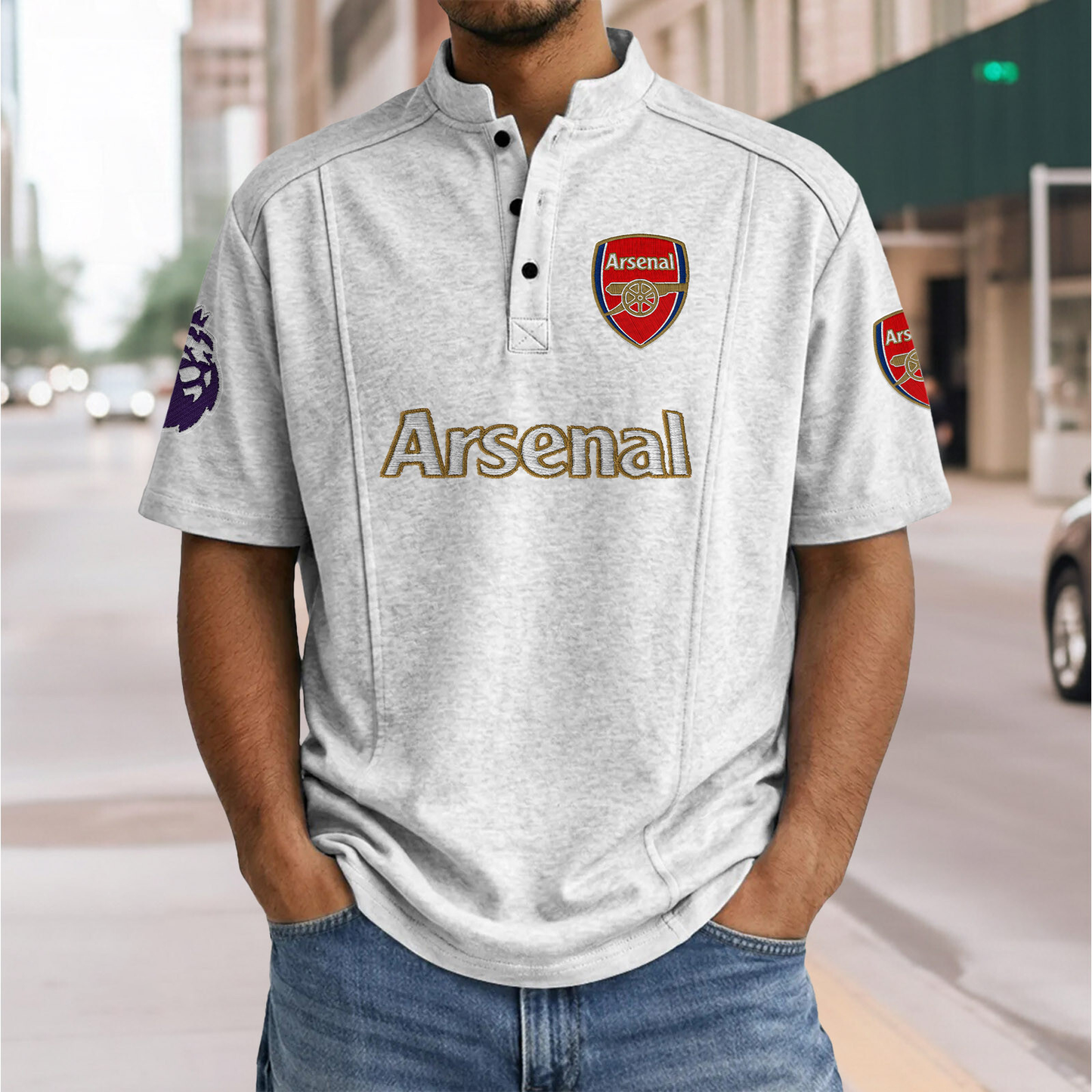 ARS x EPL Men’s Polo Shirt DDT 170426 NTL