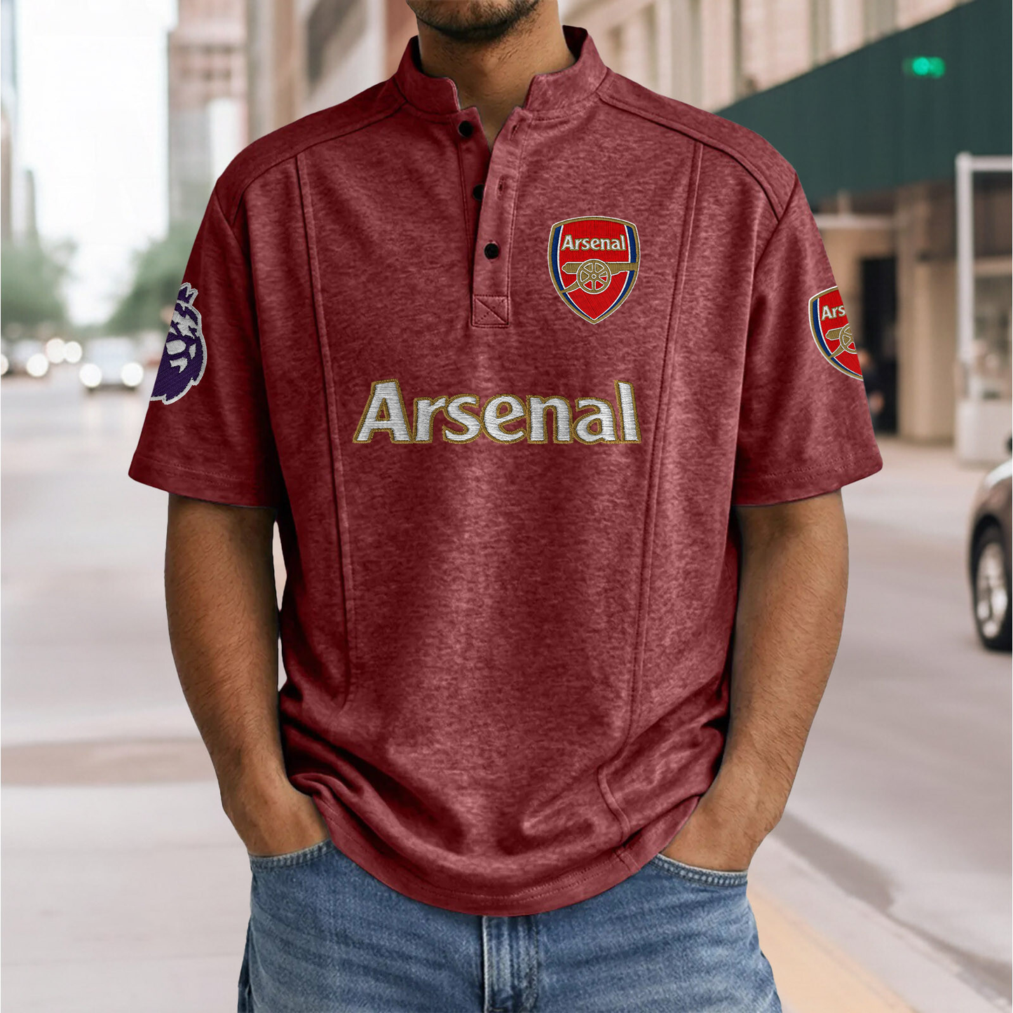 ARS x EPL Men’s Polo Shirt DDT 170426 NTL