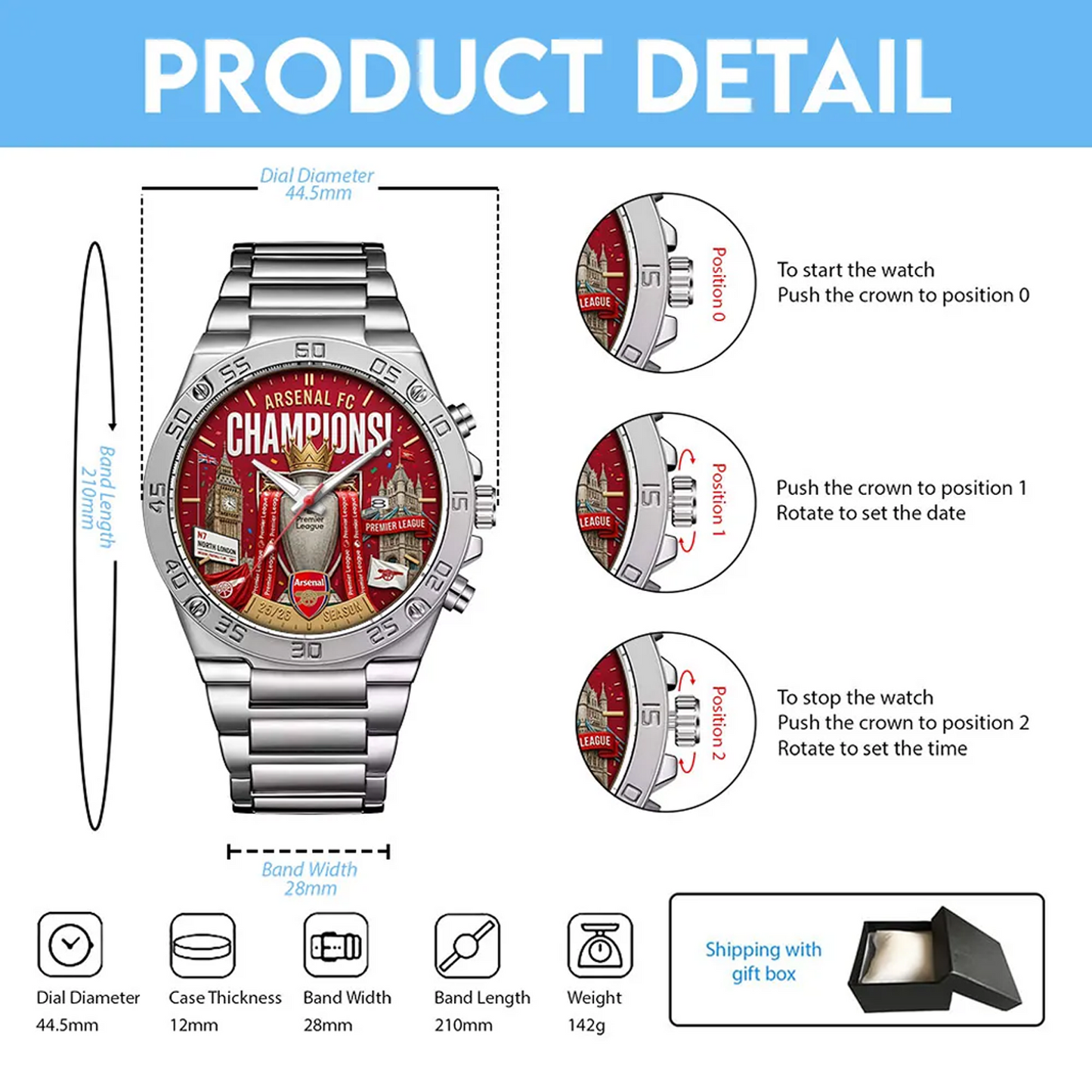 ARS x EPL Premier League Champions Watch V3 DATND TANTD 200526