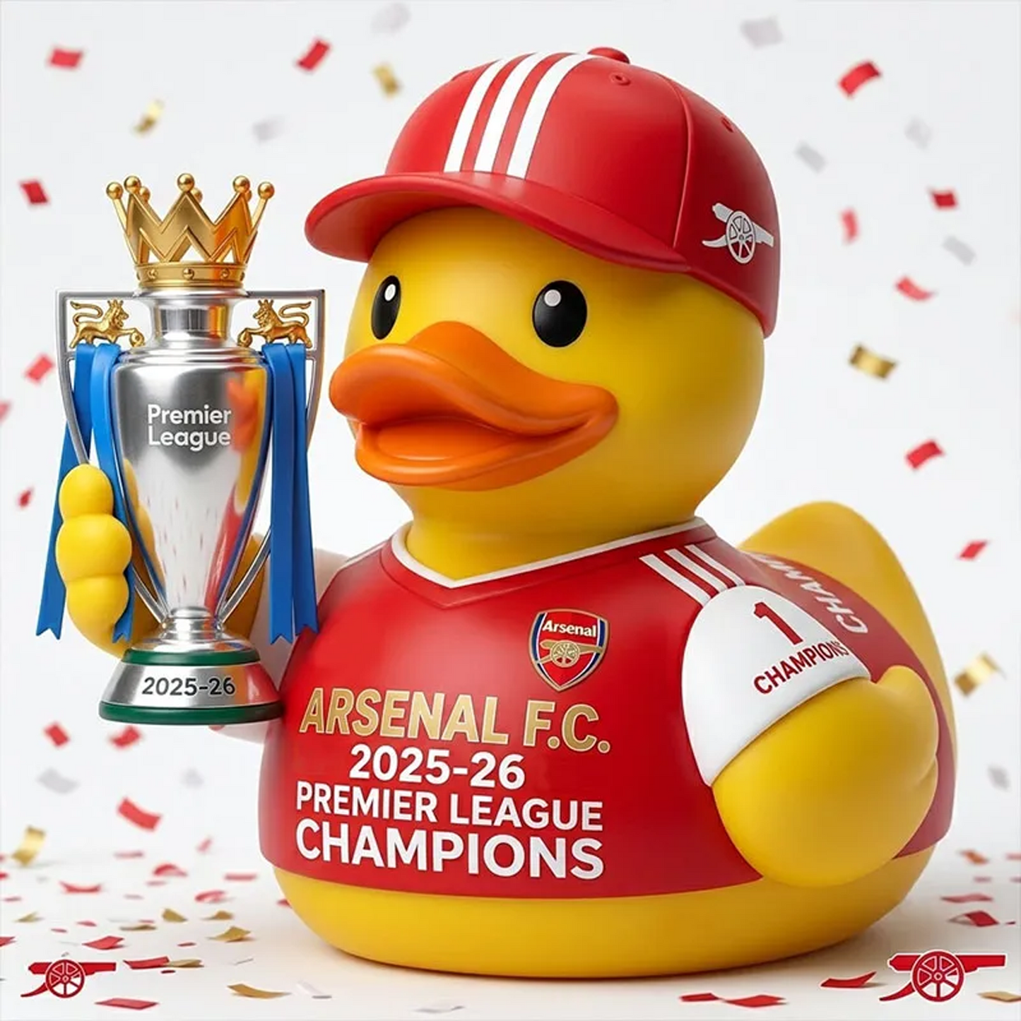 ARS x Premier League Champions 2025–26 Duck DATND TANTD 210526