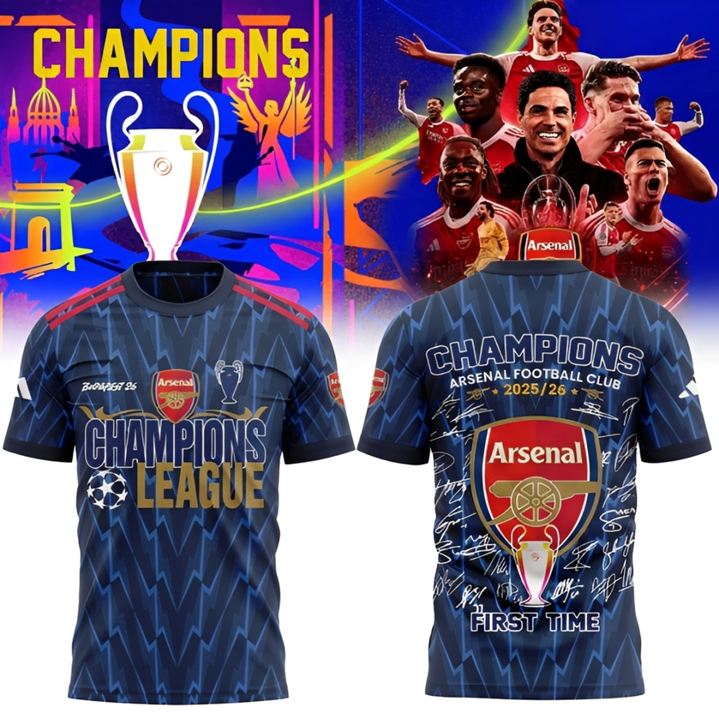 ARS xEPL Premier League Champions T-shirt V4 DDT 200526 HLPHUONG